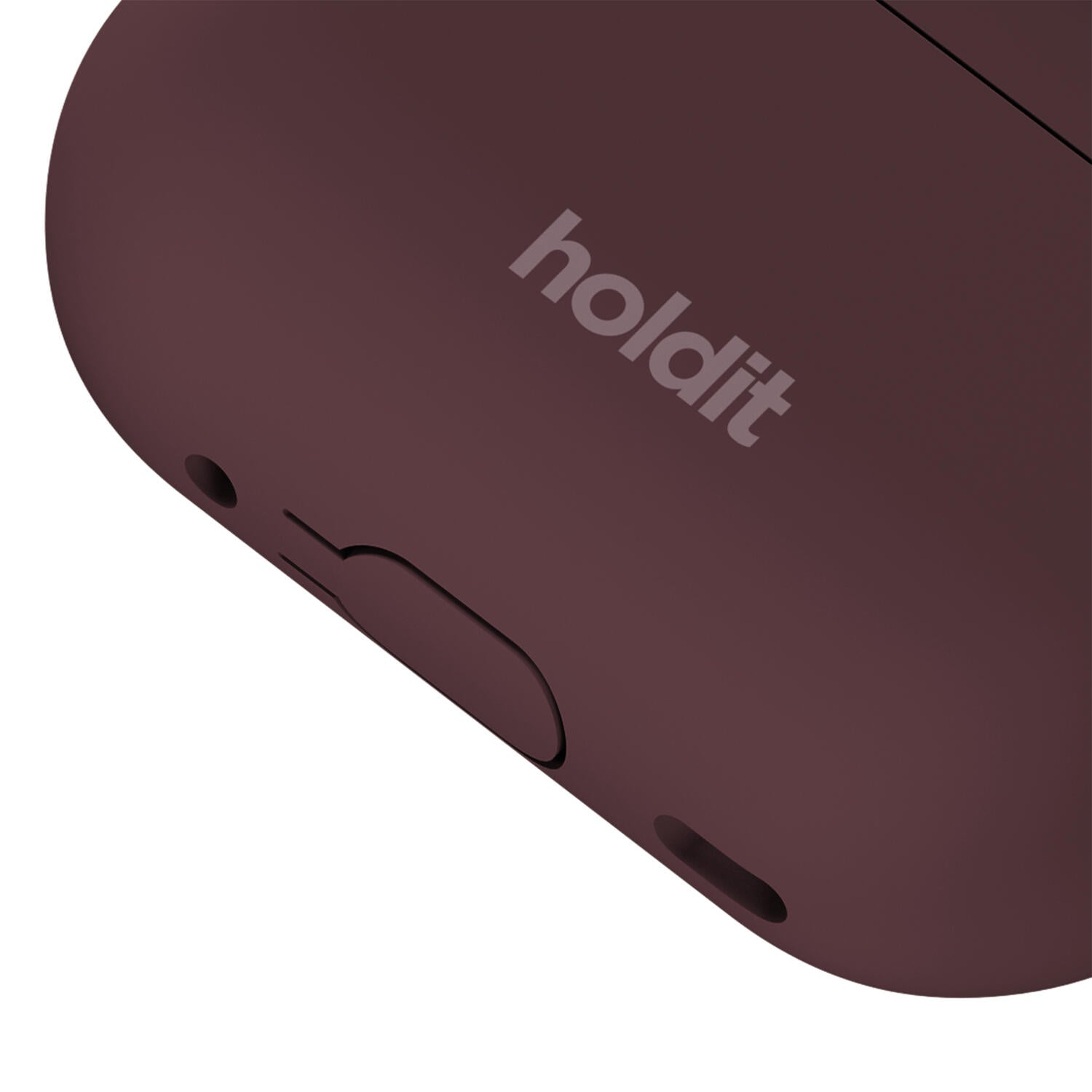 Silicone Solid AirPods cover - Bordeaux